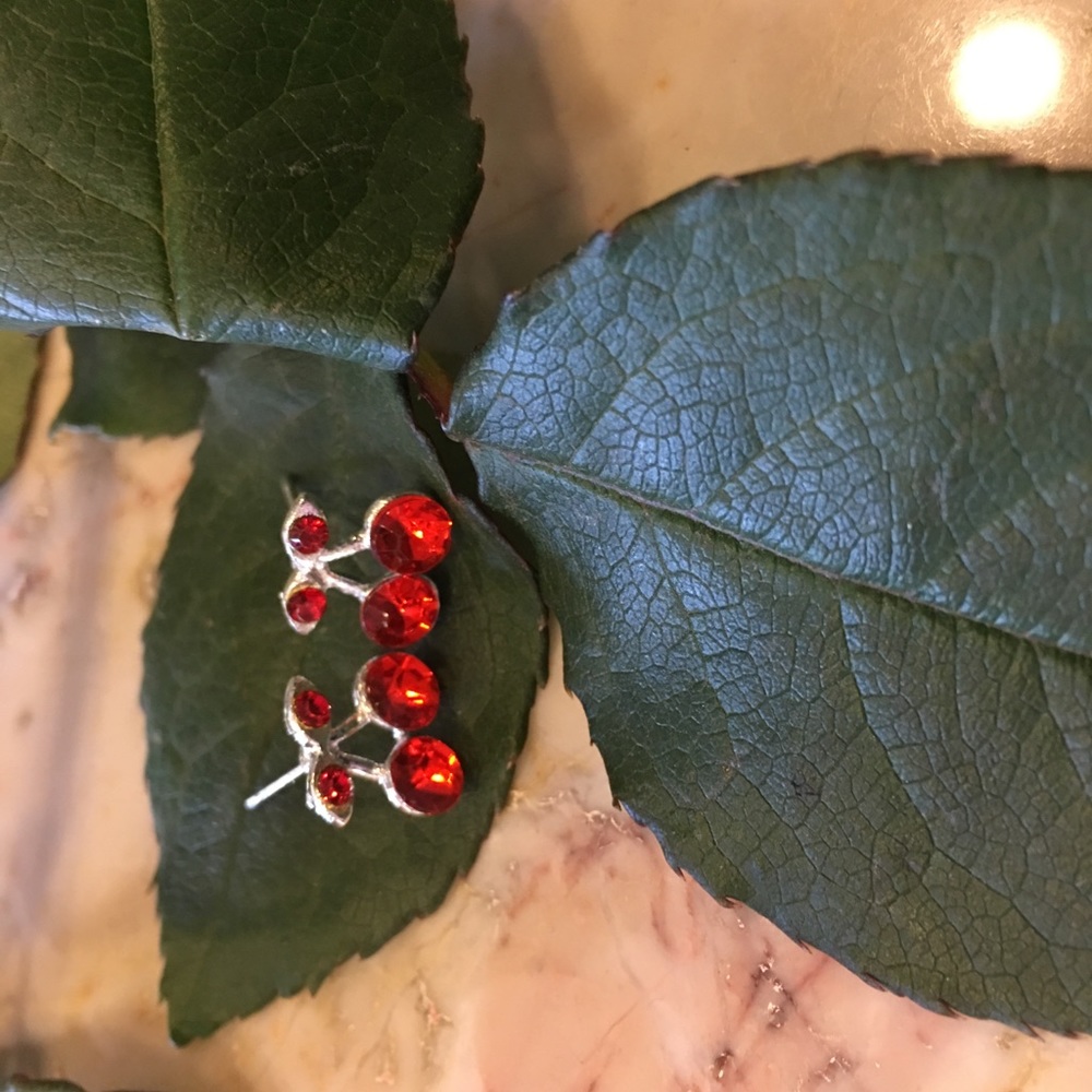Dainty Cherry Women’s Earrings